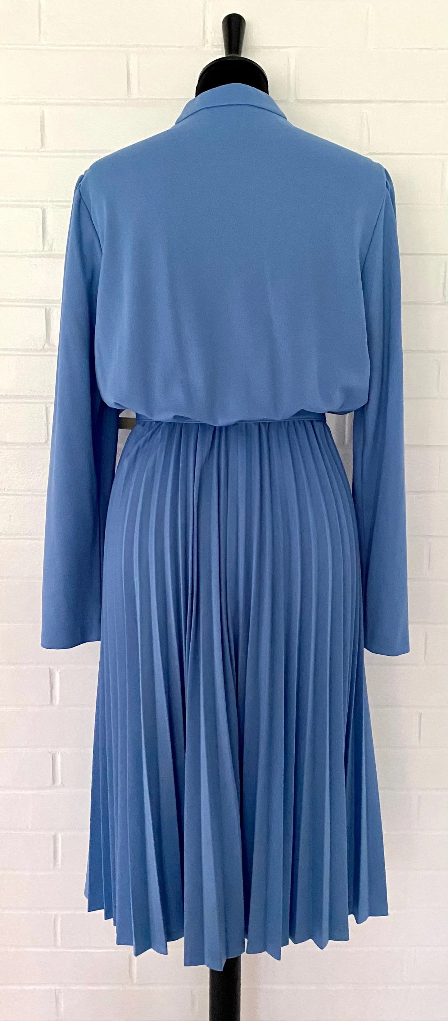 1980s Joan Cutis Pleated Dress