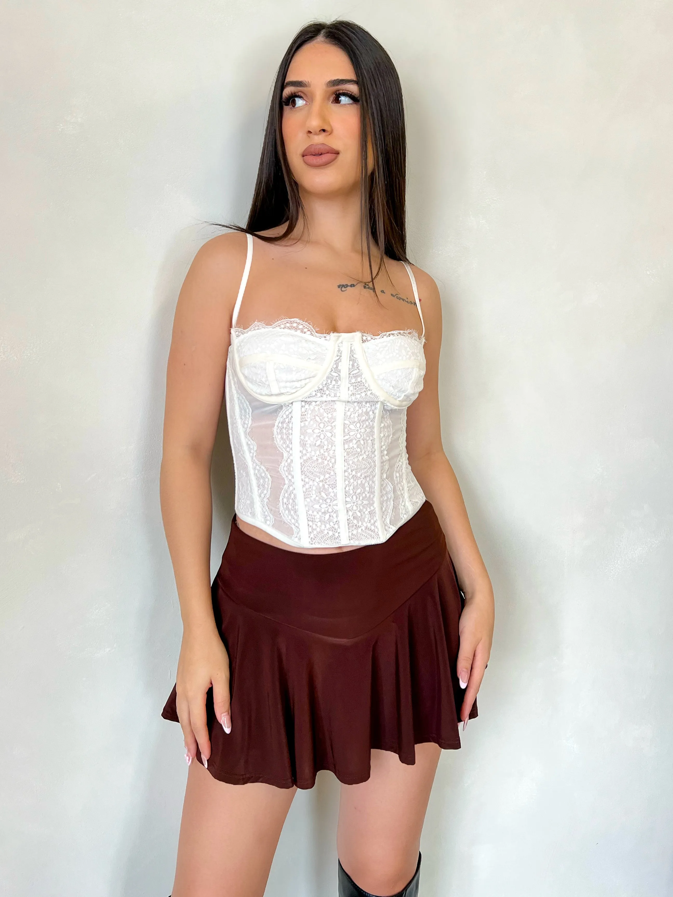 Alyssa Skirt (Brown)