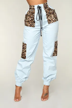 Animal Style Joggers - Blue