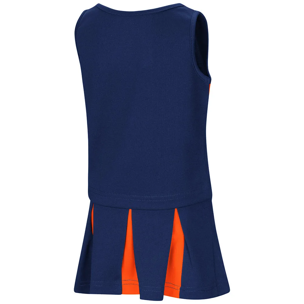 Auburn Pom Pom Toddler Cheerleader Outfit