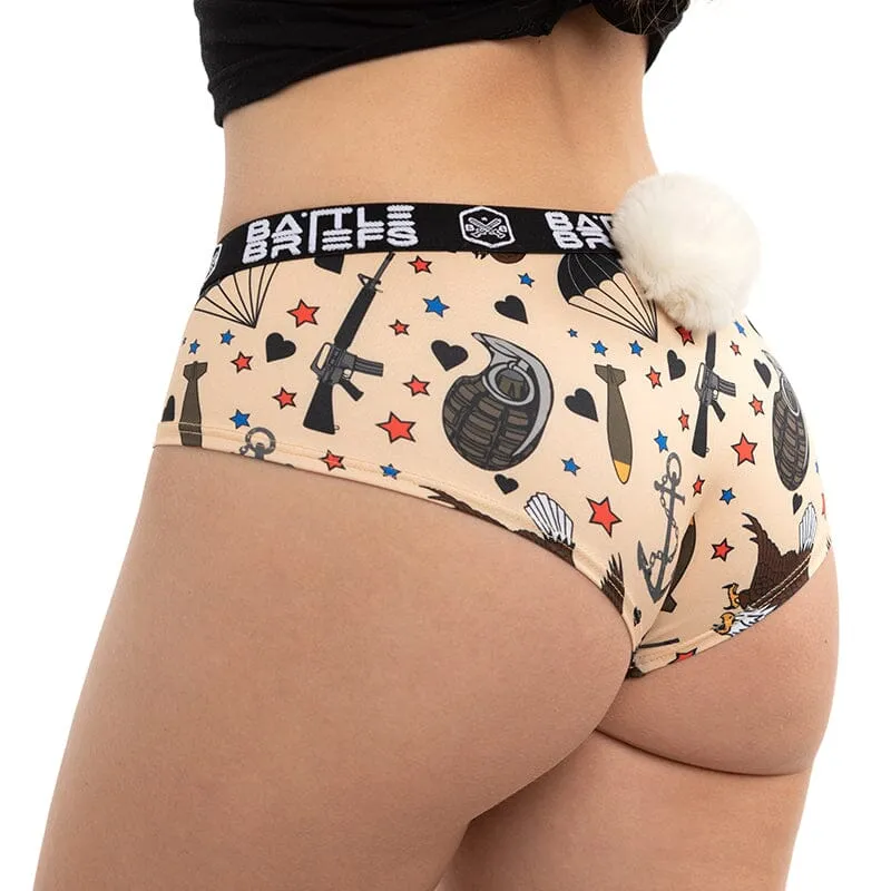 Battle Briefs Women's Tats & Gats