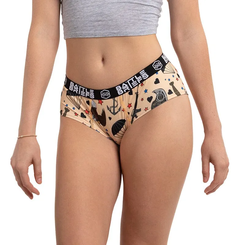 Battle Briefs Women's Tats & Gats