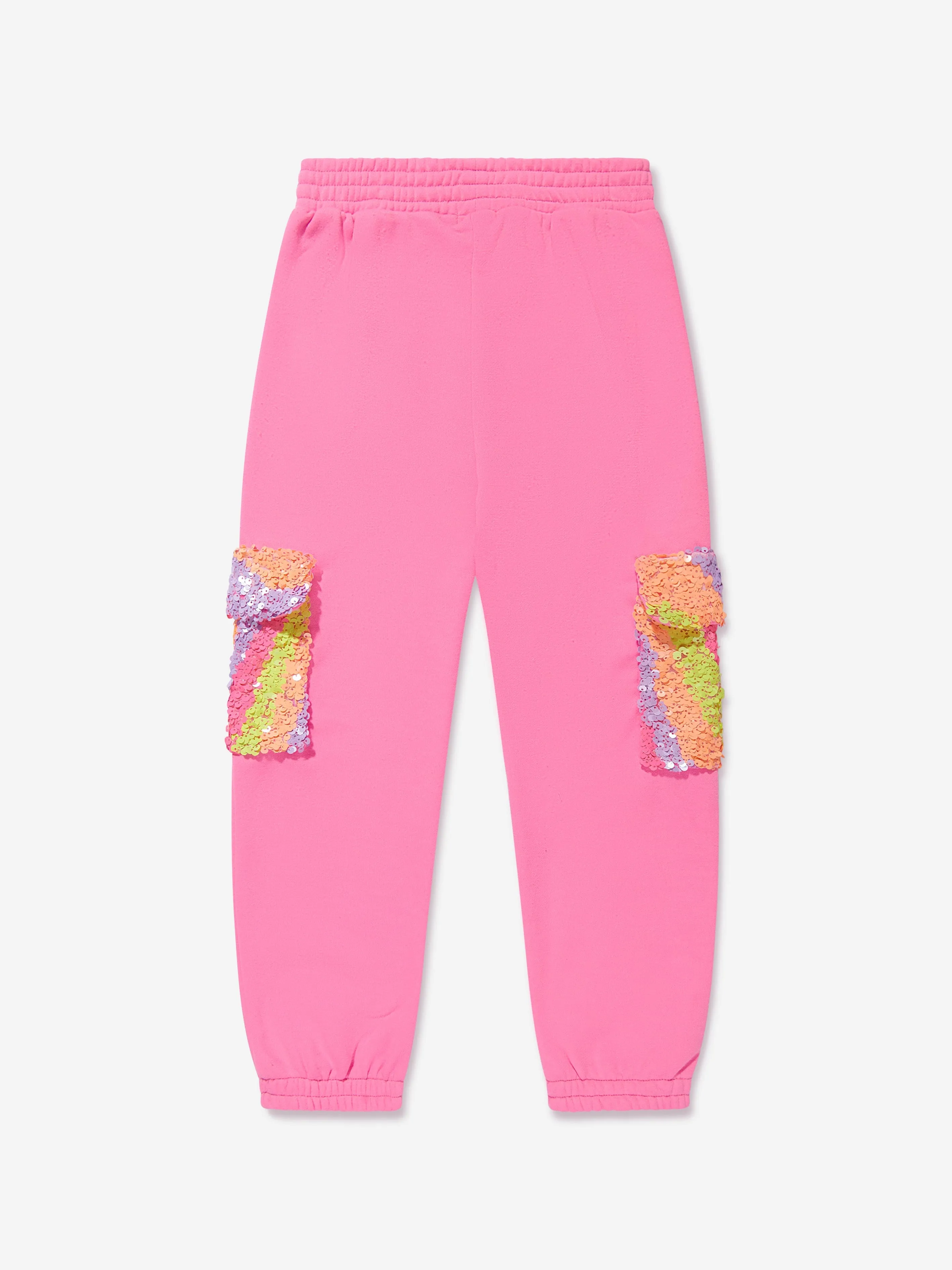 Billieblush Girls Sequin Pocket Joggers in Pink