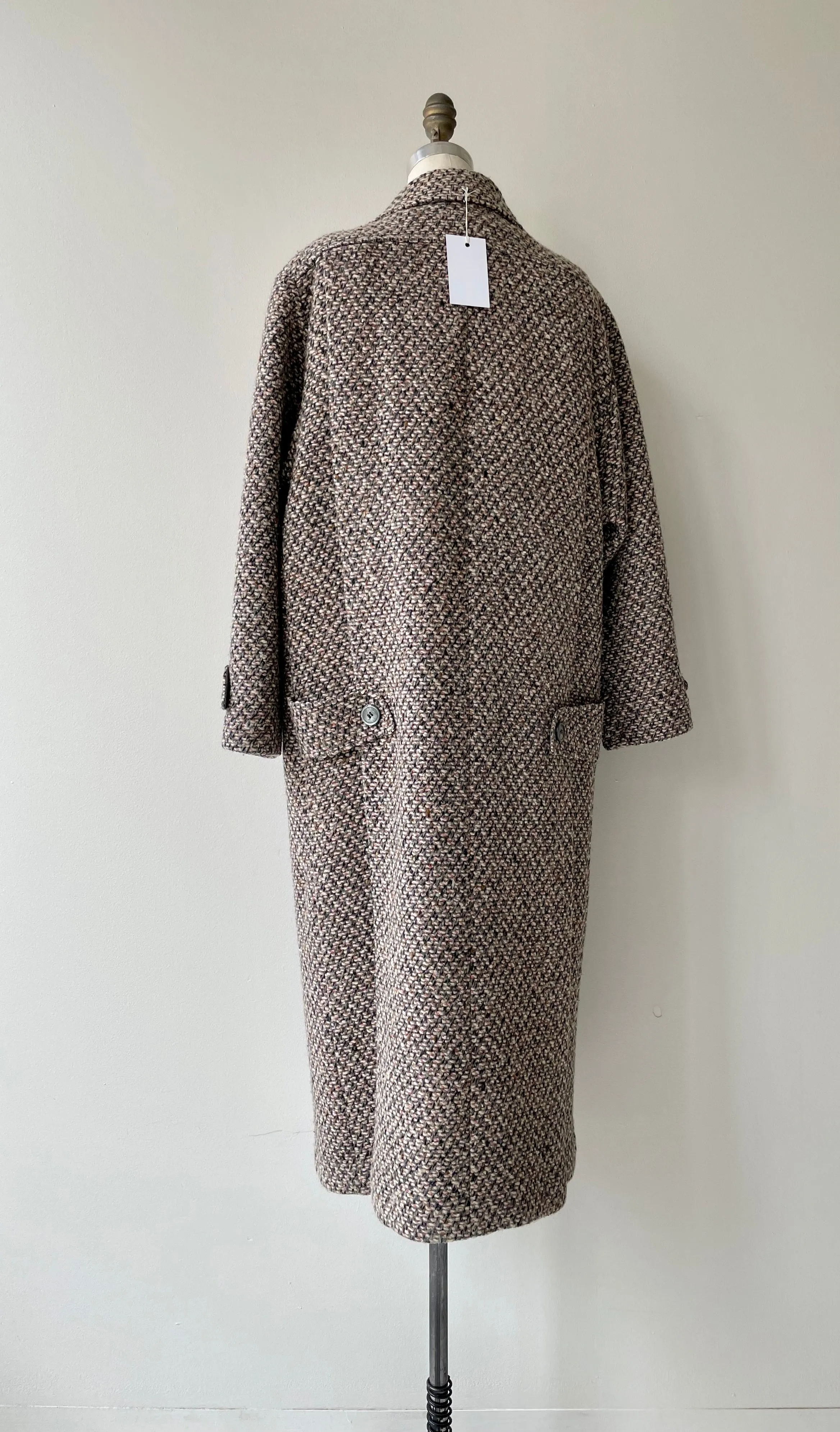 Blush Tweed Winter Coat