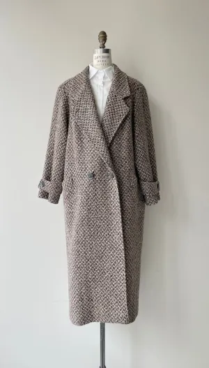 Blush Tweed Winter Coat