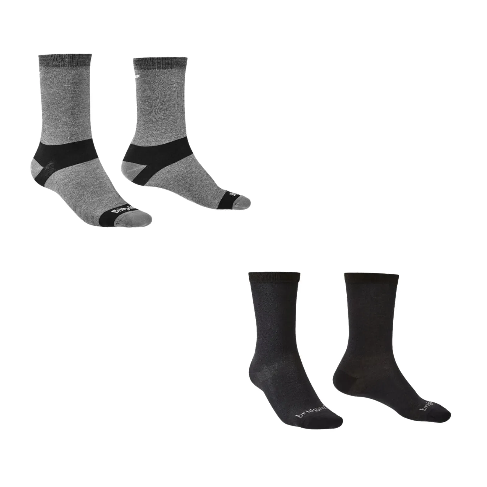 Bridgedale Mens Liner Base Layer Coolmax Liner Boot Socks