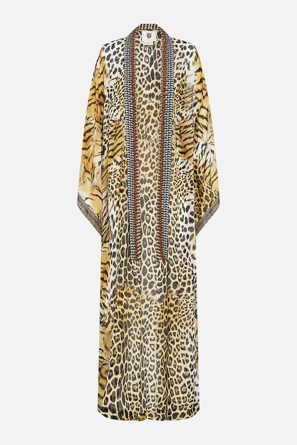 CAMILLA JAGUAR KIMONO LAYER WITH COLLAR