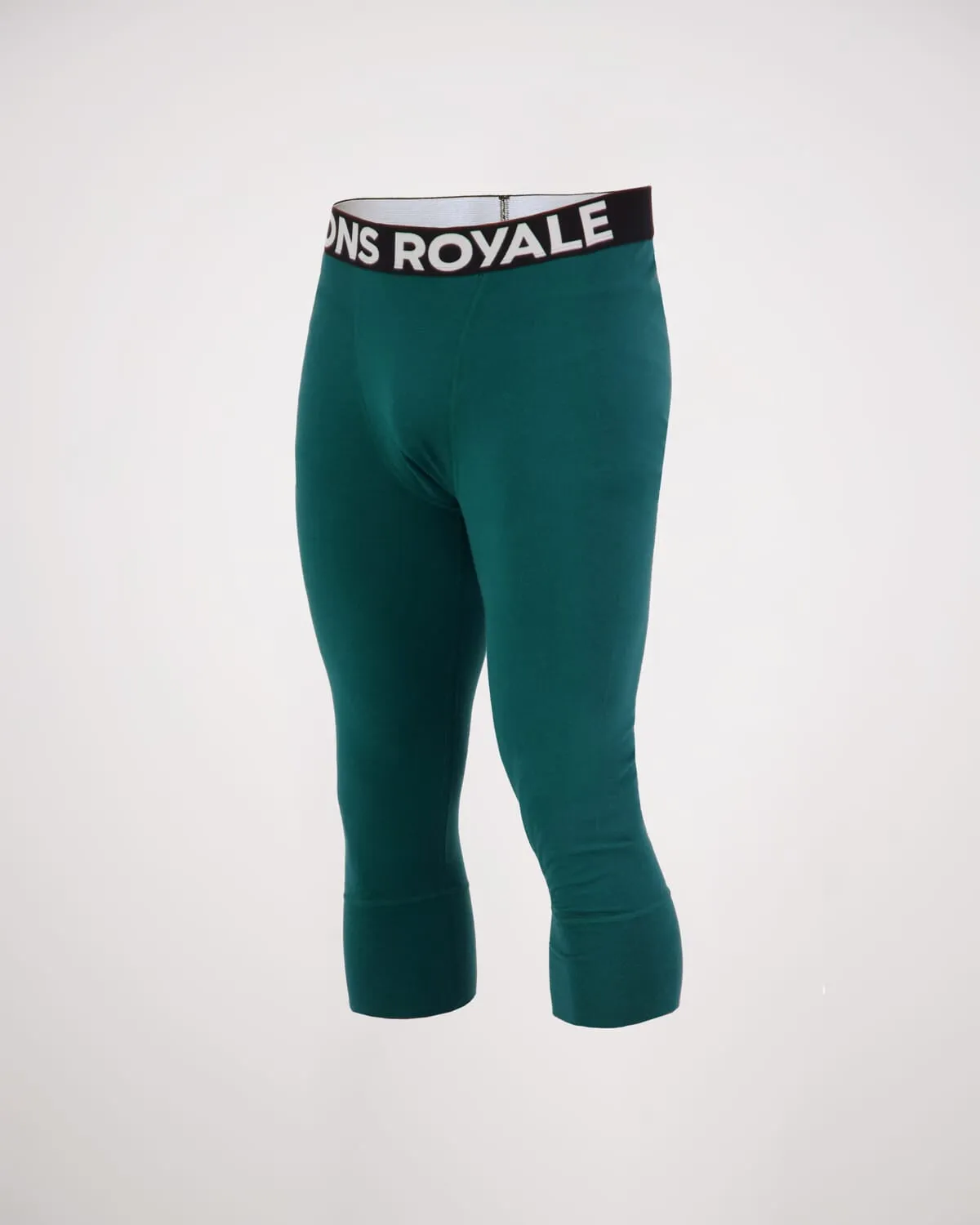 Cascade Merino Base Layer 3/4 Legging - Evergreen