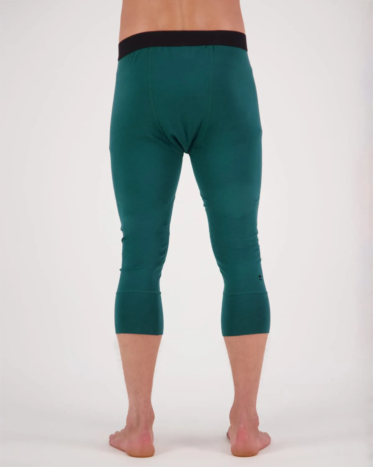 Cascade Merino Base Layer 3/4 Legging - Evergreen