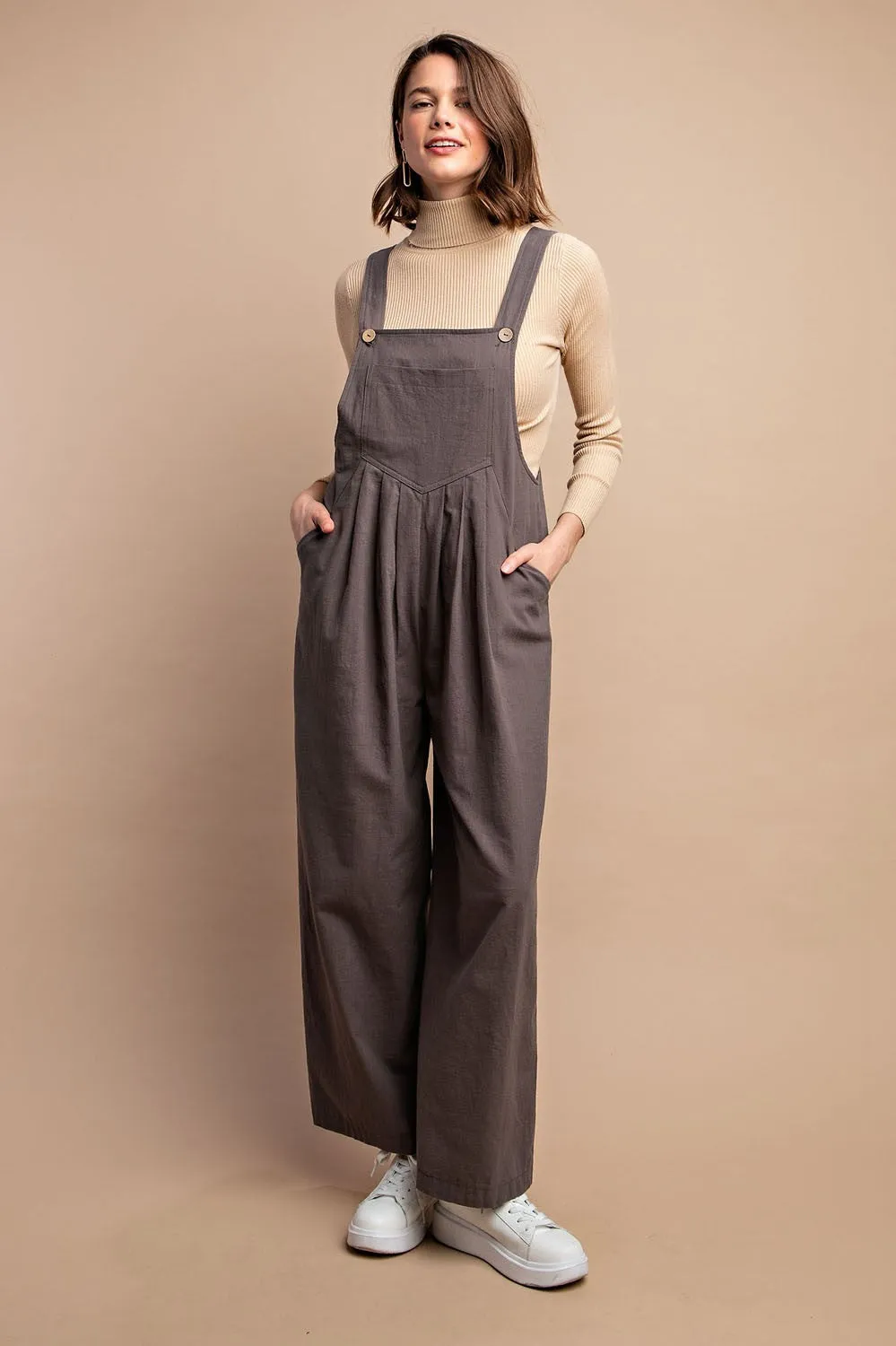 Charcoal Pintuck Detail Overall