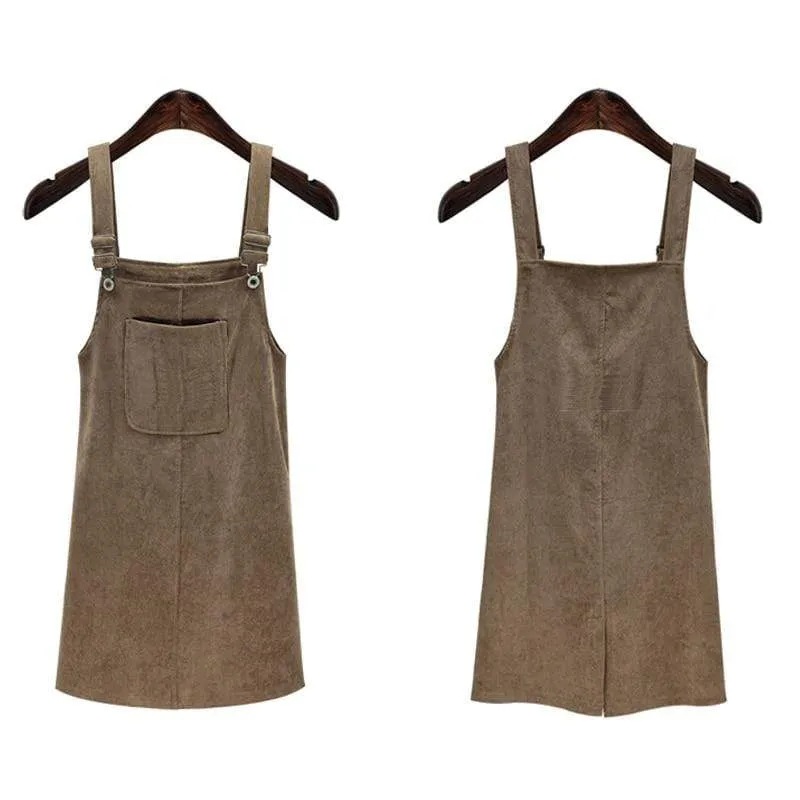 Charlotte Corduroy Overall Dress