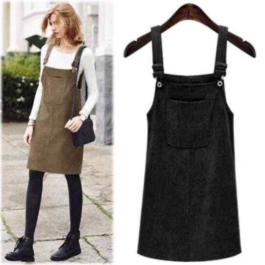 Charlotte Corduroy Overall Dress