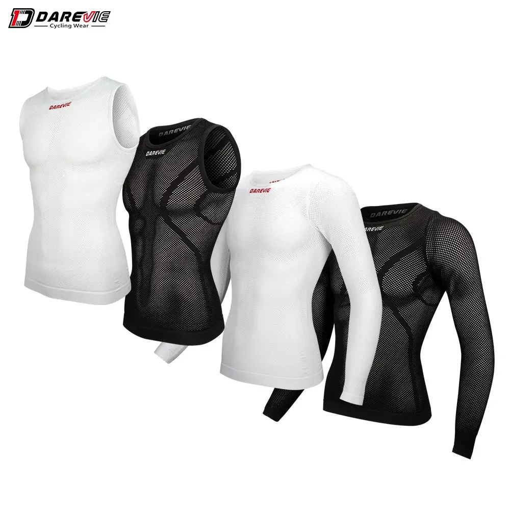 DAREVIE Cycling First Layer Man Compression Seamless Bicycle GYM Cycling Inner Man Sports First Layer Undershirt Cycling Women