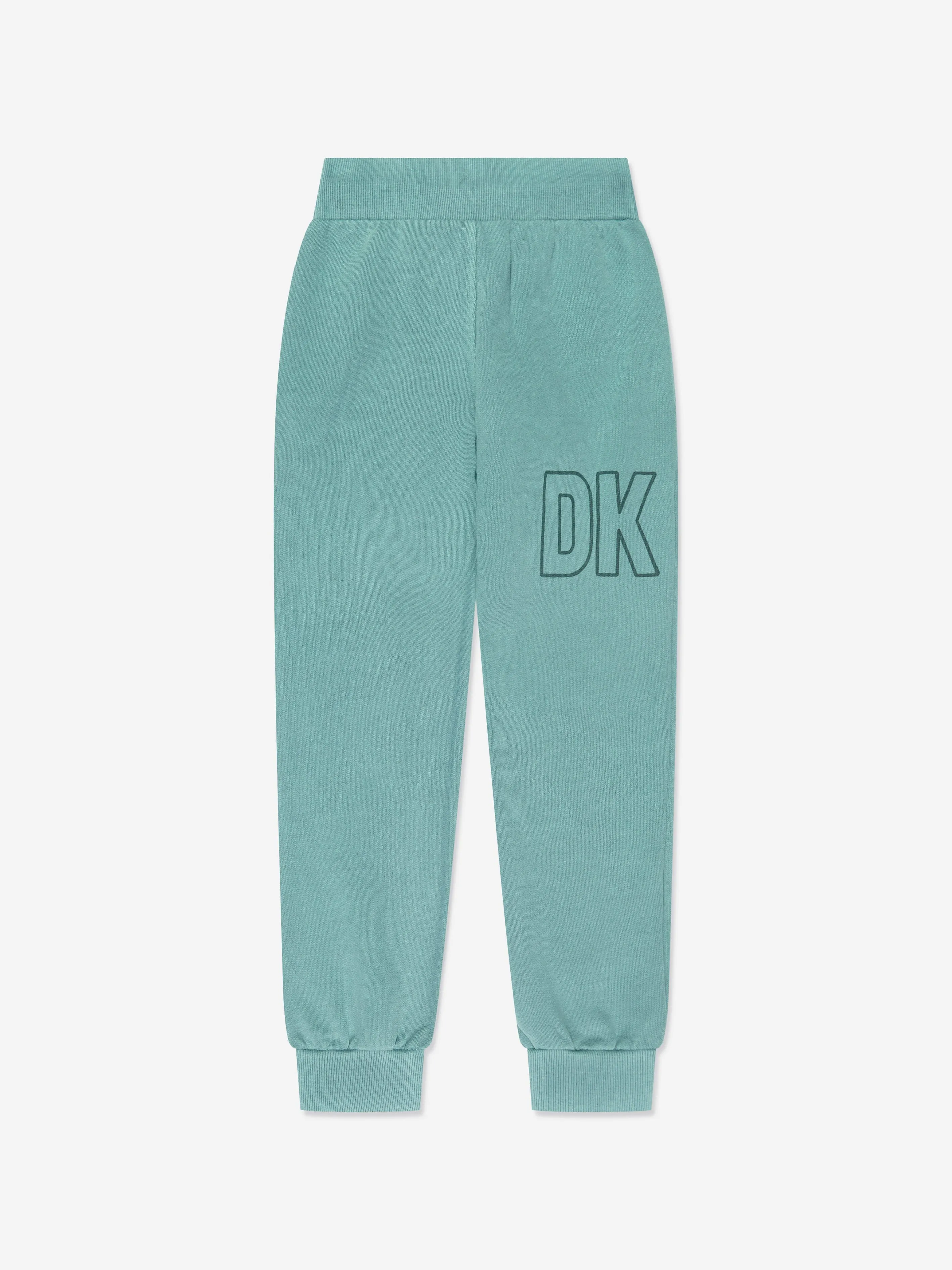 DKNY Kids Logo Joggers in Turquoise