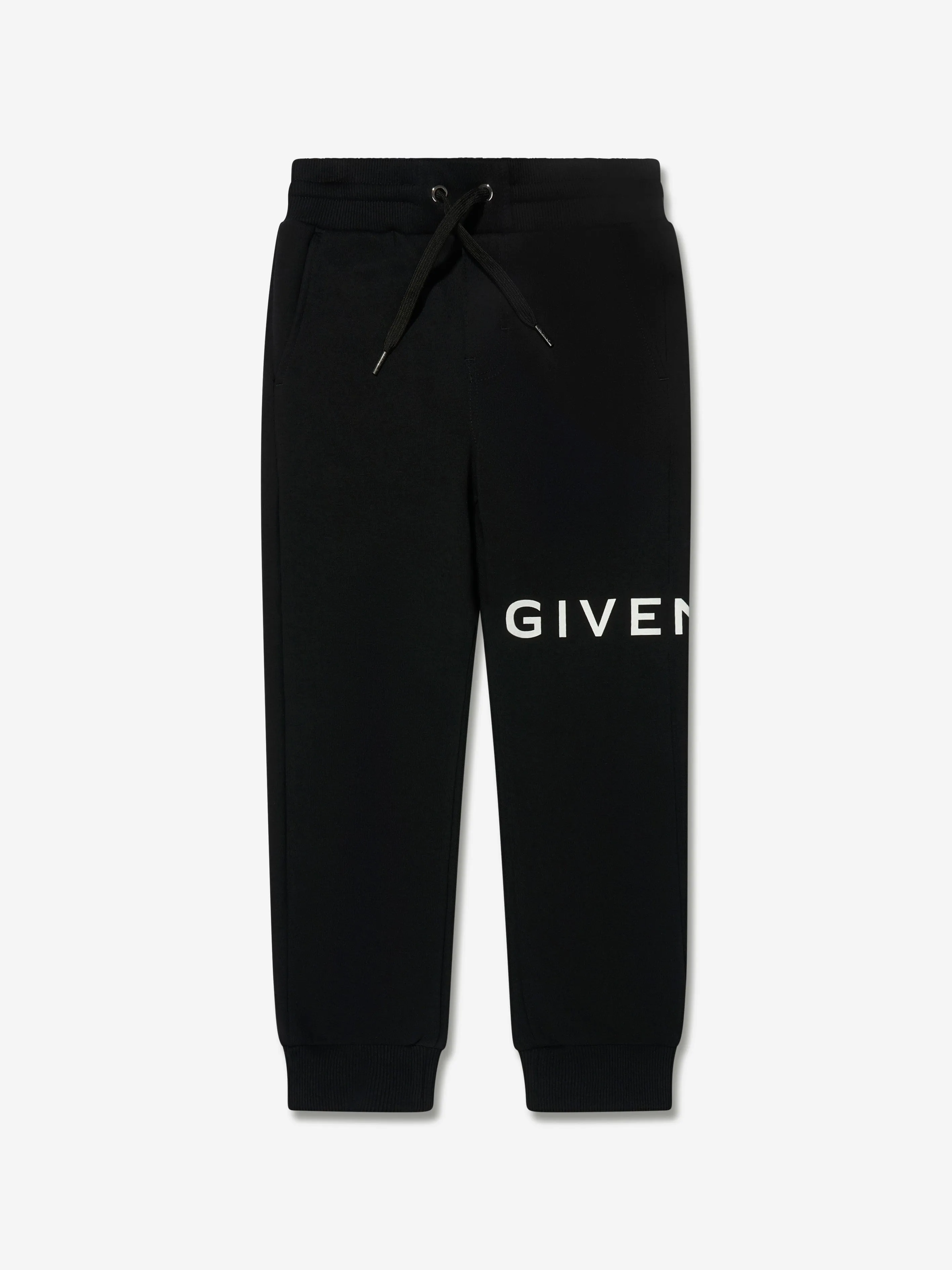 Givenchy Boys Logo Print Joggers in Black