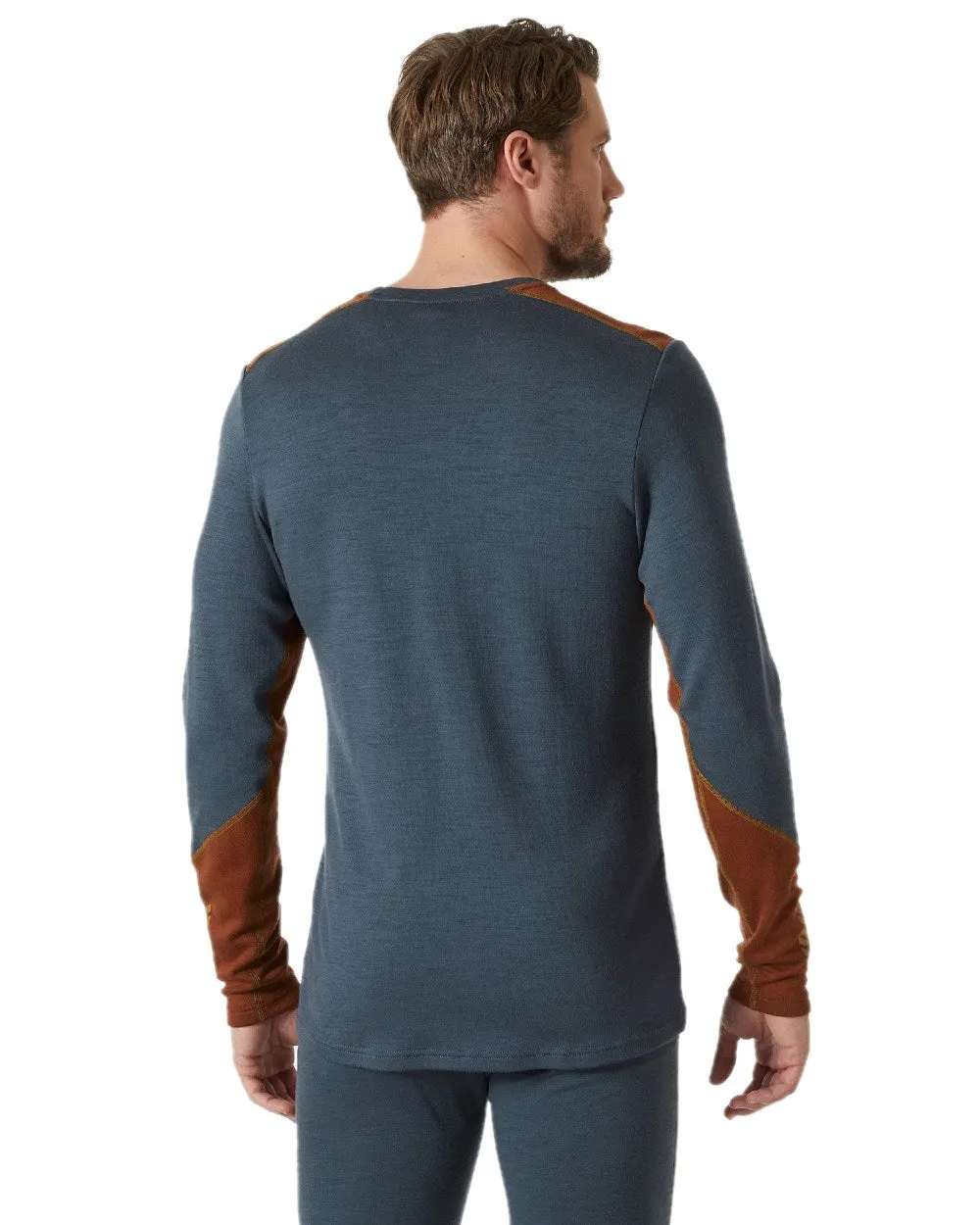 Helly Hansen Mens Lifa Merino Midweight Crew Base Layer