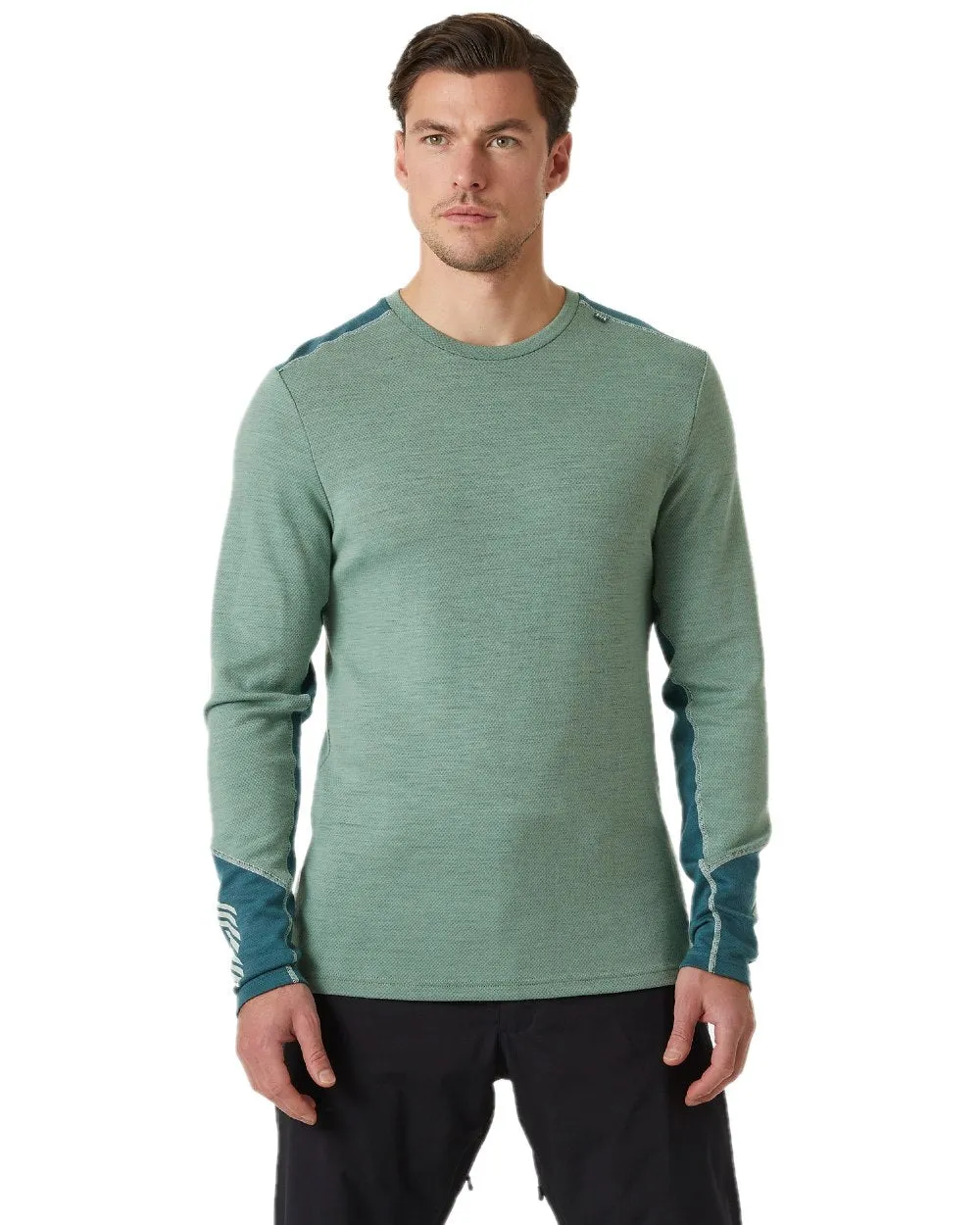 Helly Hansen Mens Lifa Merino Midweight Crew Base Layer