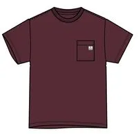 Heritage Organic Relaxed Fit T-Shirt - Wine Marl