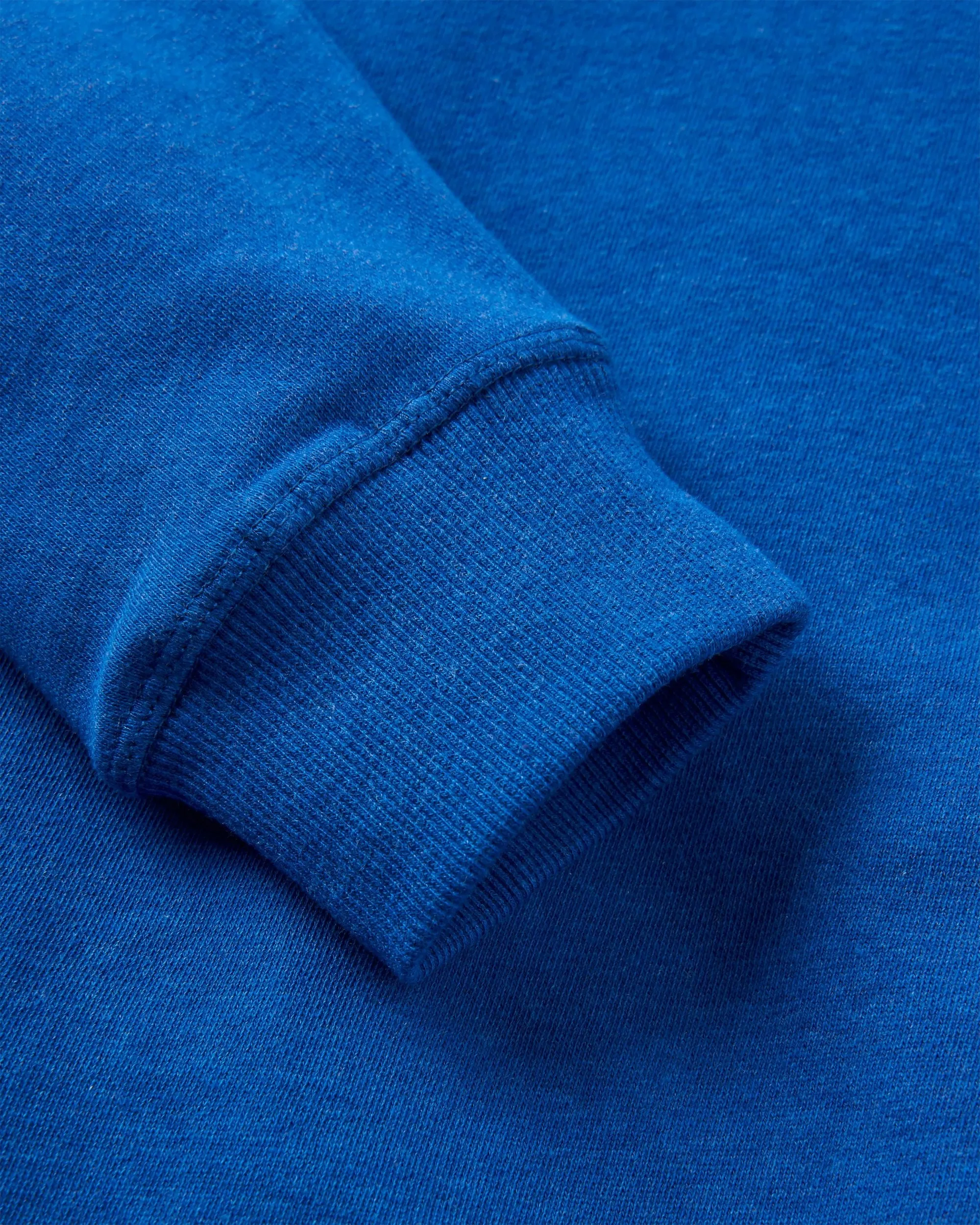 Heritage Recycled Cotton Sweatshirt - Azure Blue Marl