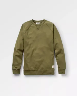 Heritage Recycled Cotton Sweatshirt - Khaki