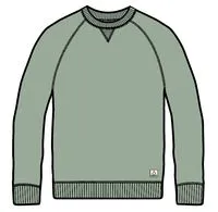 Heritage Recycled Cotton Sweatshirt - Pistachio