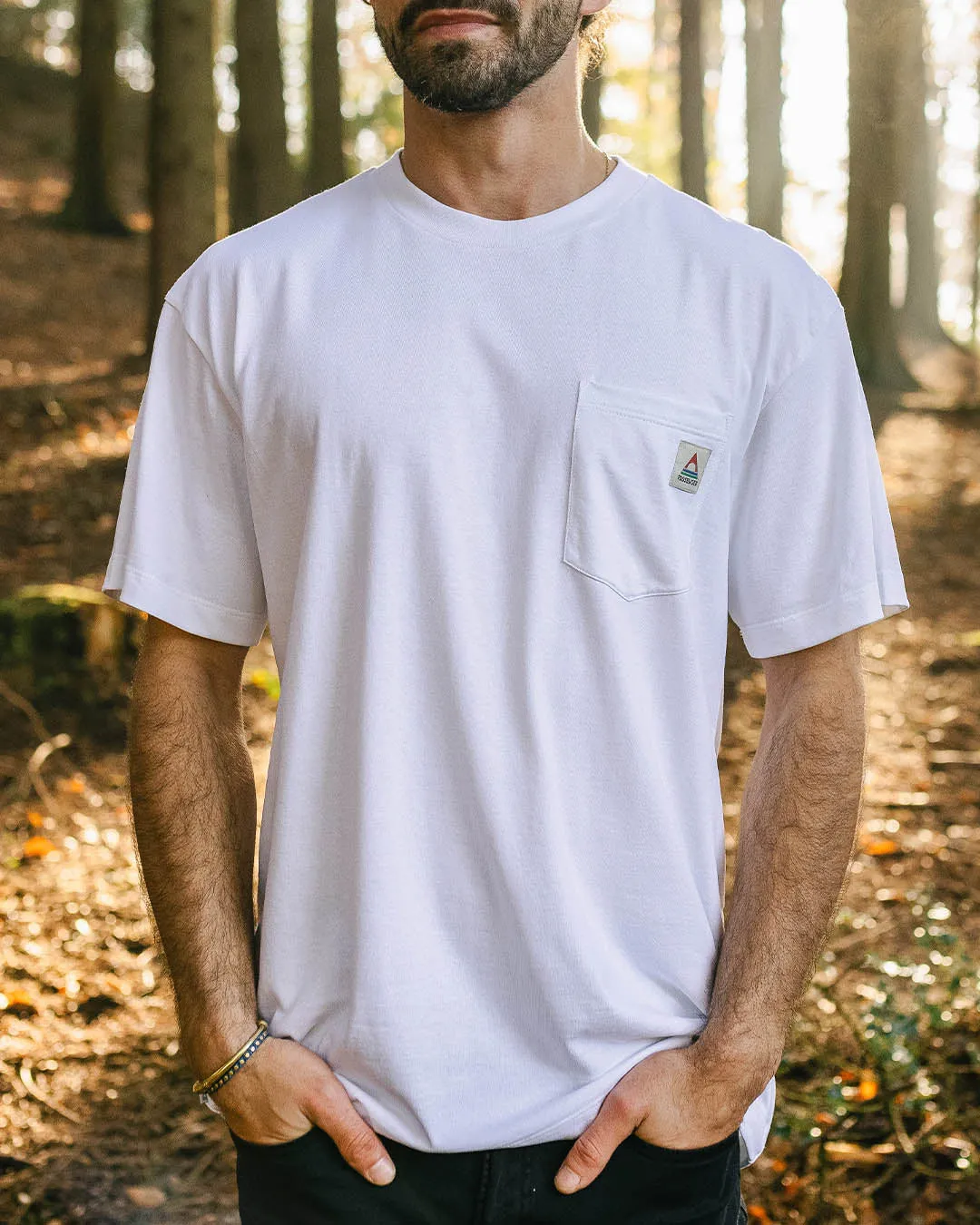 Heritage Recycled Relaxed Fit T-Shirt - White