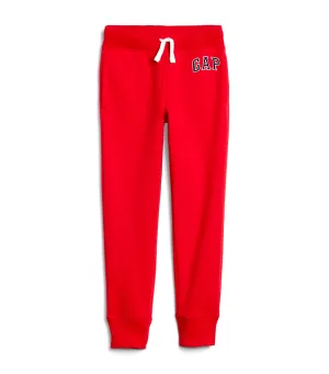 Kids Gap Logo Pull-On Joggers - Pure Red V4