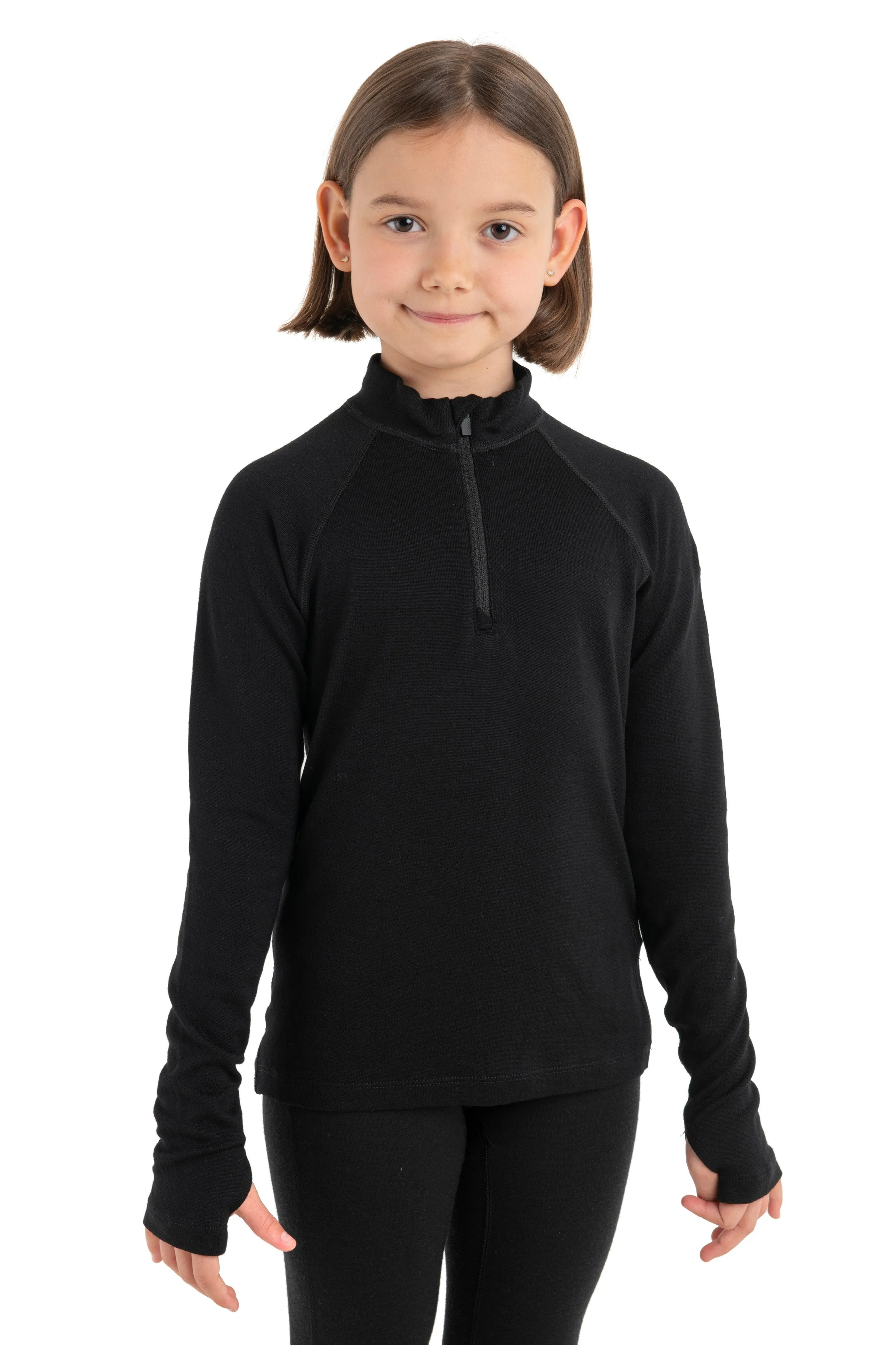 Kids Merino 260 Tech Long Sleeve Half Zip Thermal Top