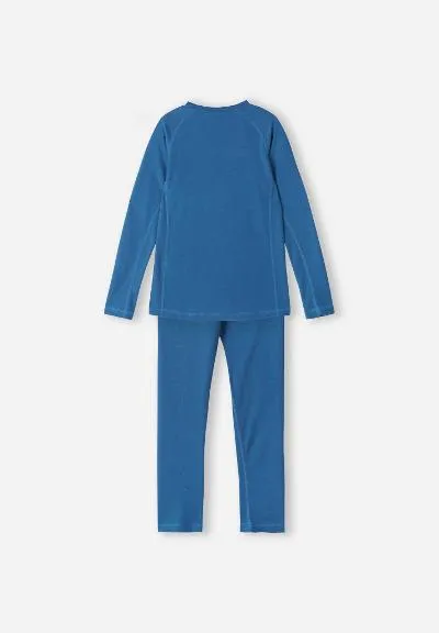 Kids Thermal Base Layer Set Lani Soft Navy