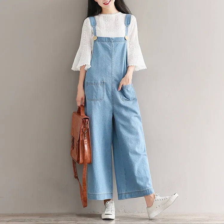 Kylie Oversized Denim Overall