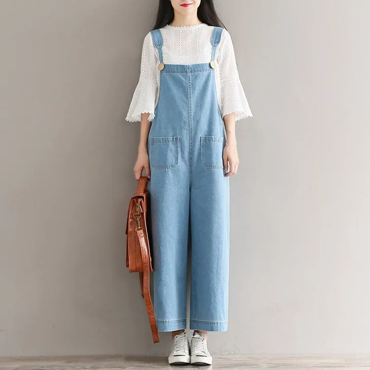 Kylie Oversized Denim Overall