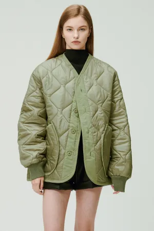 Laura Boyfriend Quilted Coat