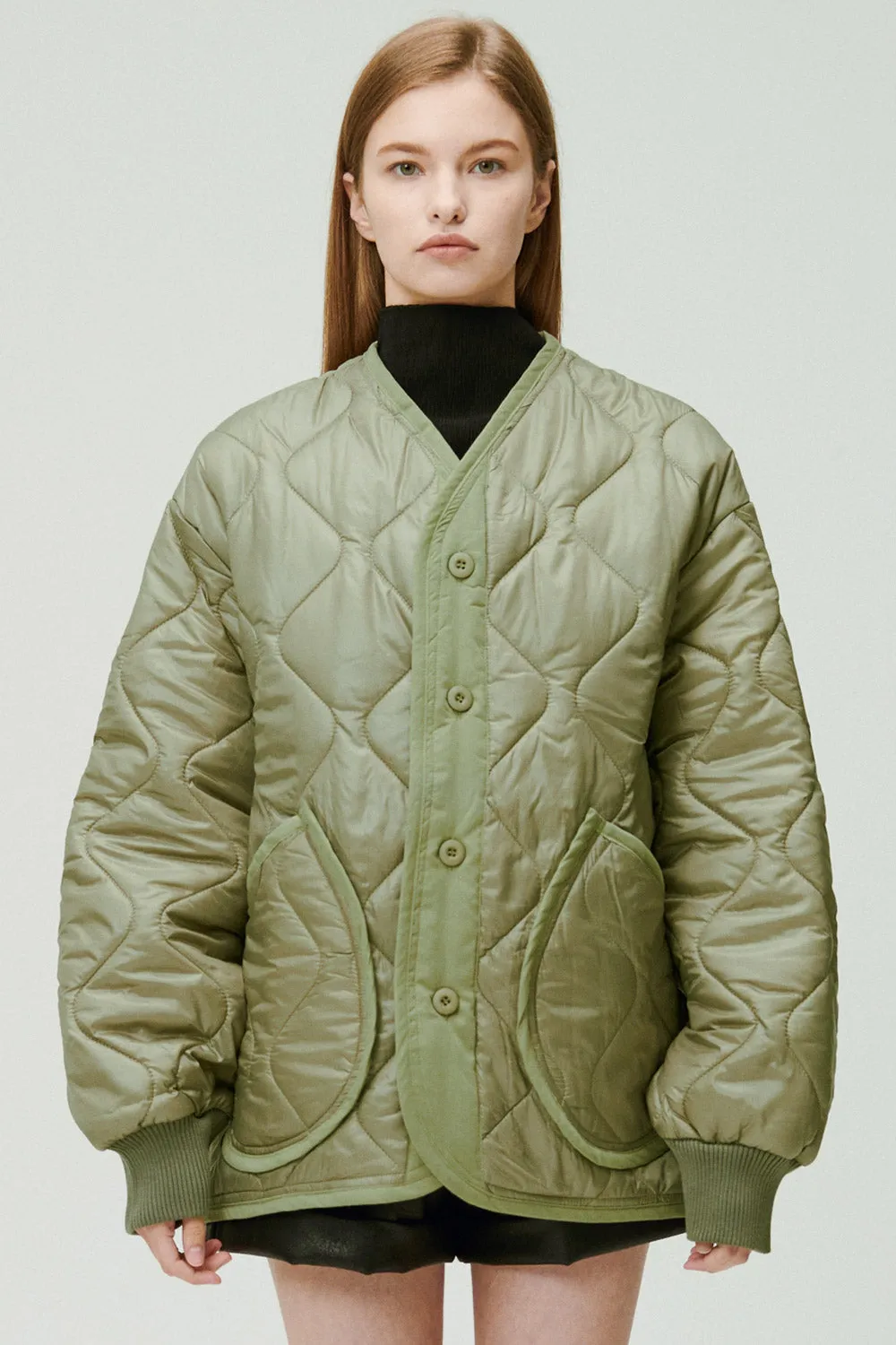 Laura Boyfriend Quilted Coat