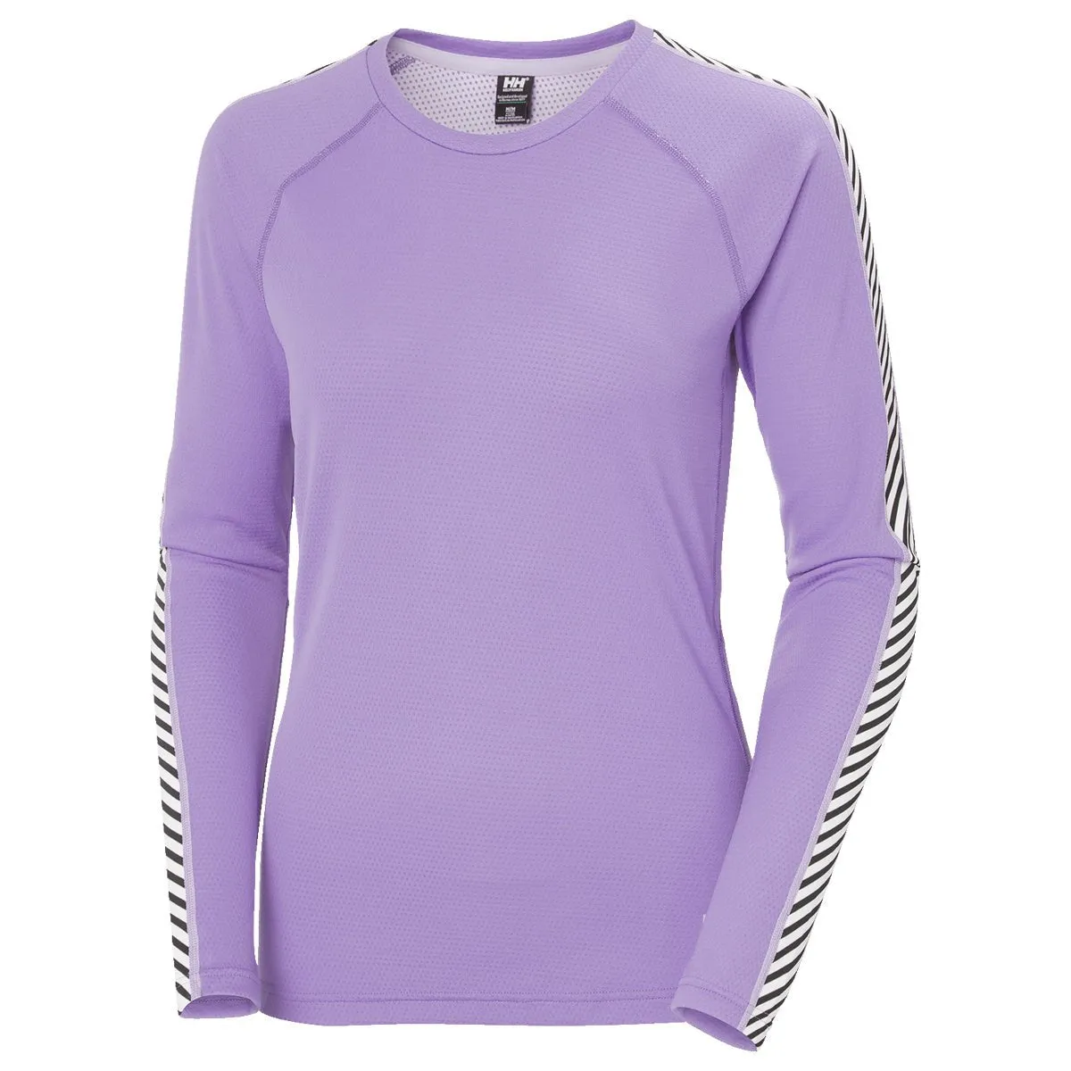 LIFA® ACTIVE Stripe Crew Base Layer - Heather