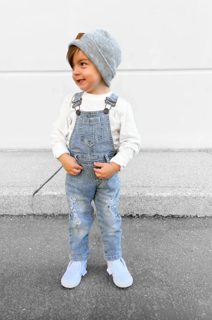 Light Wash Denim Overall