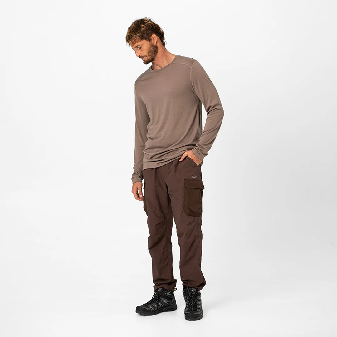 Mens Merino LS Base Layer Tawny