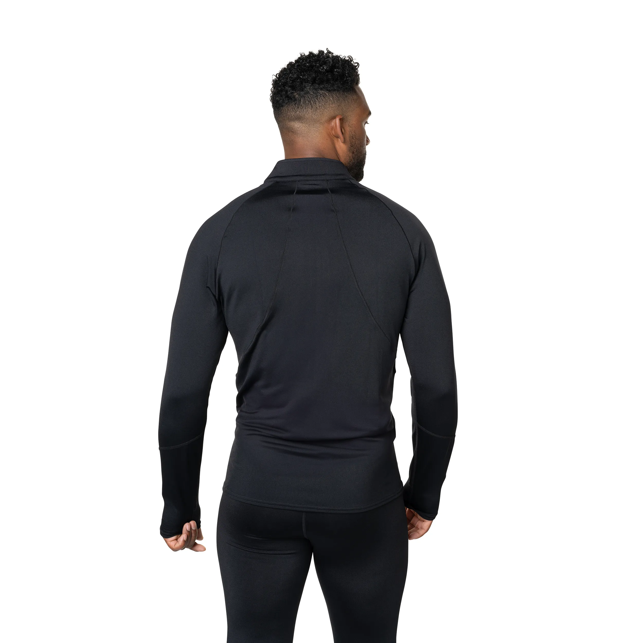 Men's Micro-Elite Chamois Zone Zip-T - Black/Black