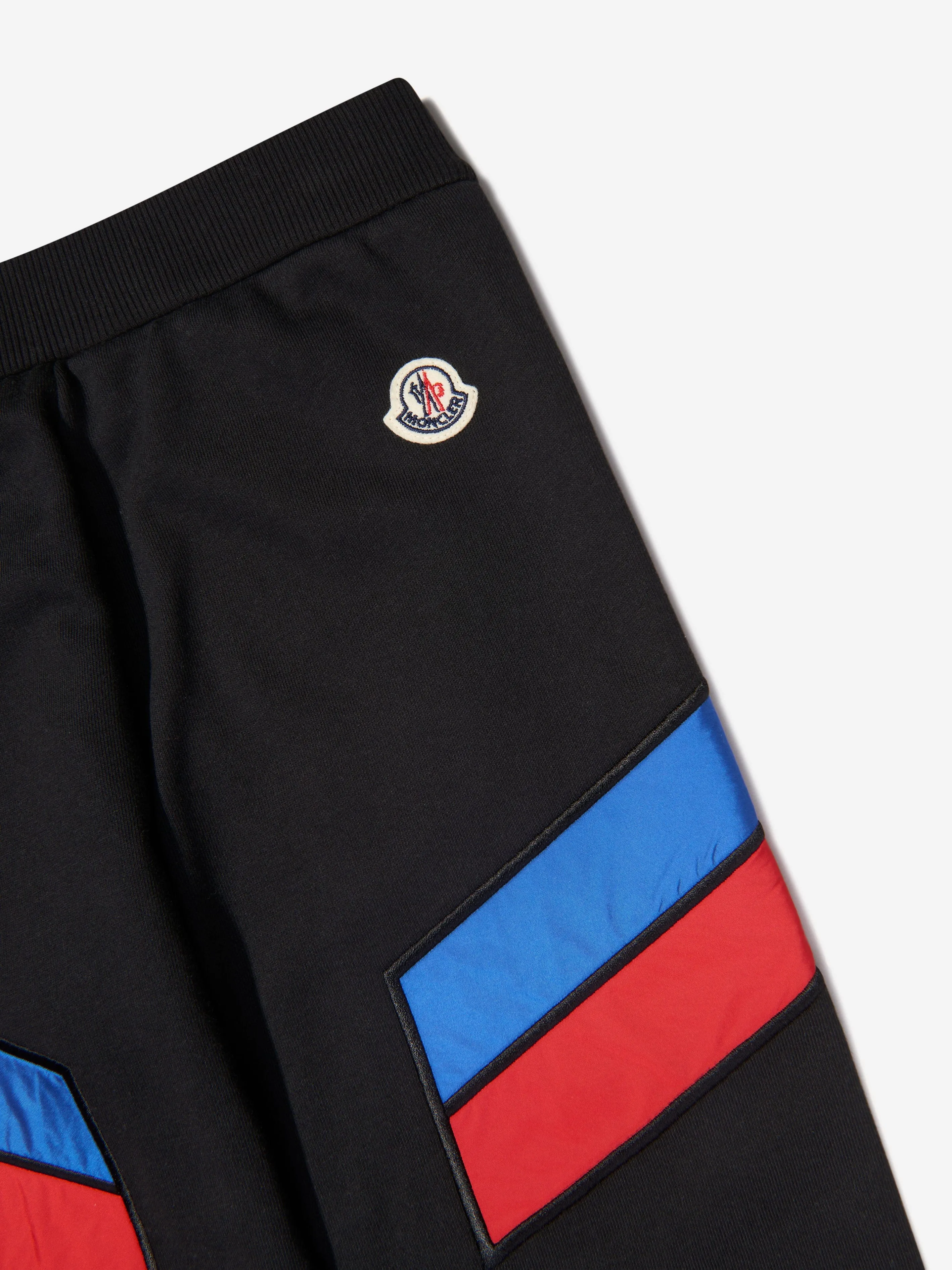 Moncler Enfant Boys Mixed Fabric Logo Joggers