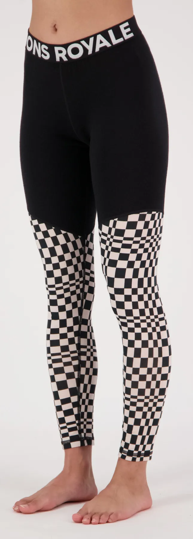 Mons Royale Cascade Flex 200 Legging Womens Checkers