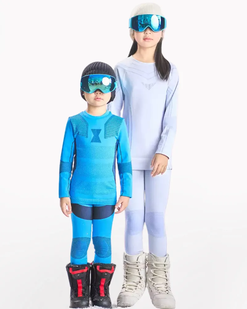 Outdoor Kids Ski Quick-Qry Breathable High Stretch Thermal Base Layer