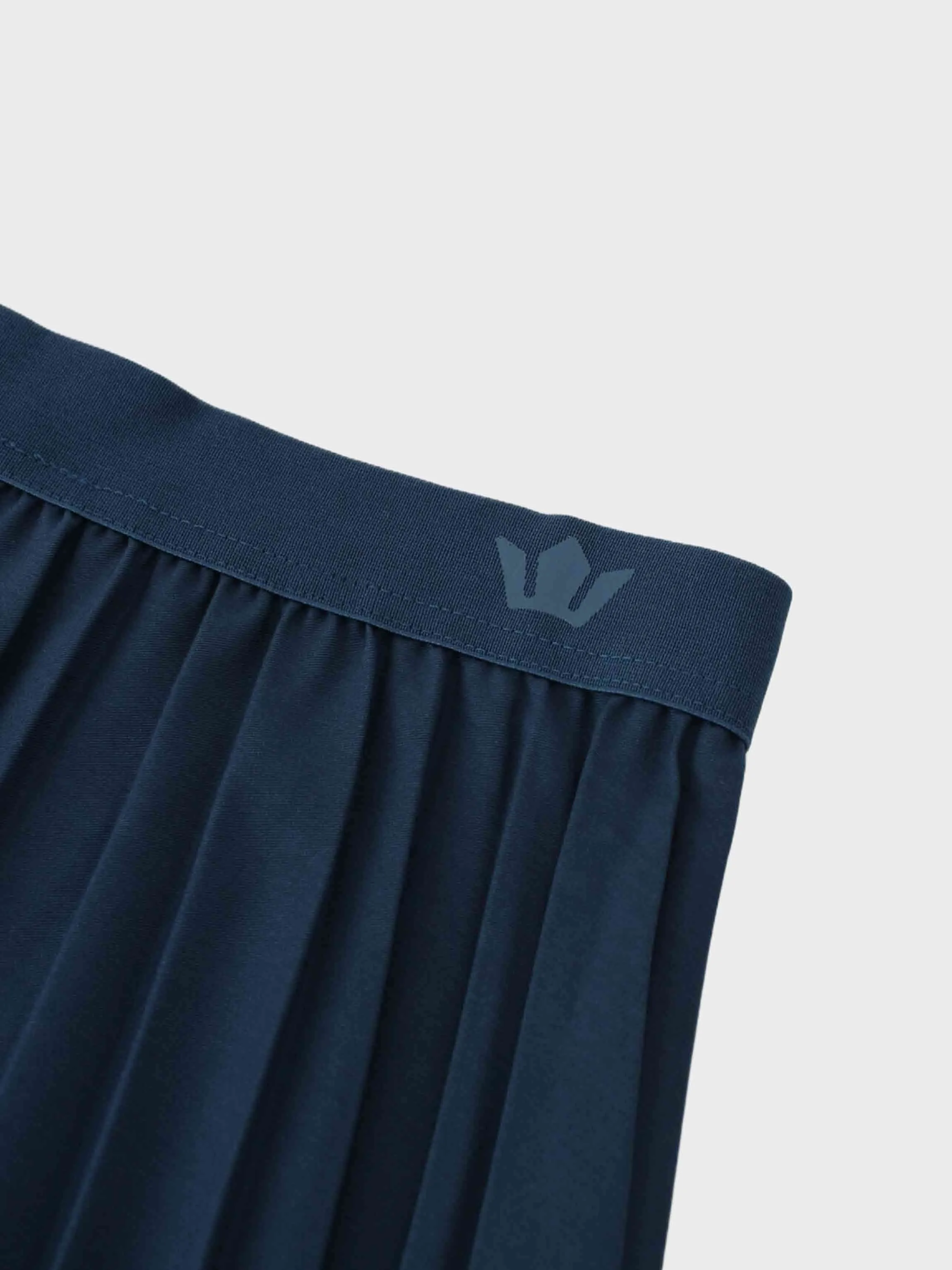 Pleated Skirt 35"-Mallard Blue