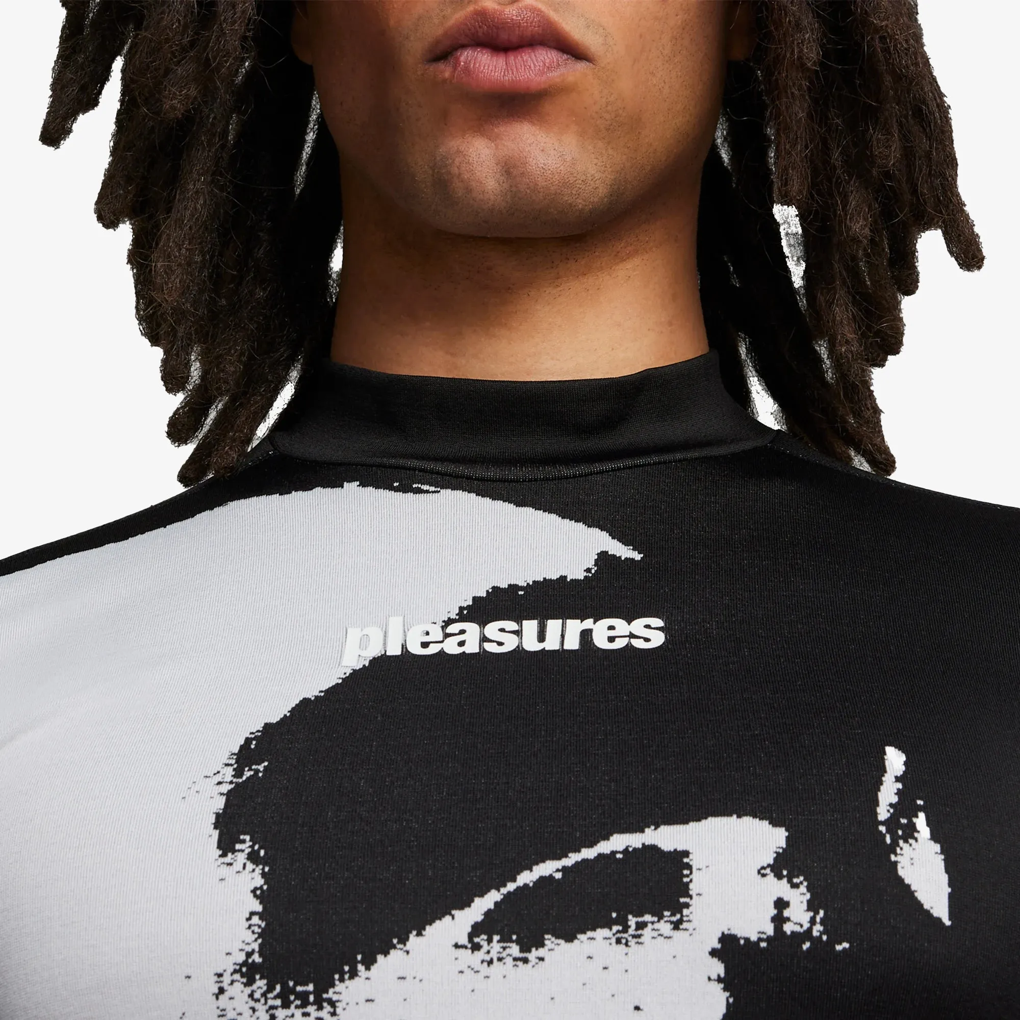 Puma | x PLEASURES BASE LAYER  { BLACK/WHITE