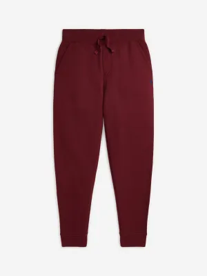 Ralph Lauren Boys Logo Joggers in Red