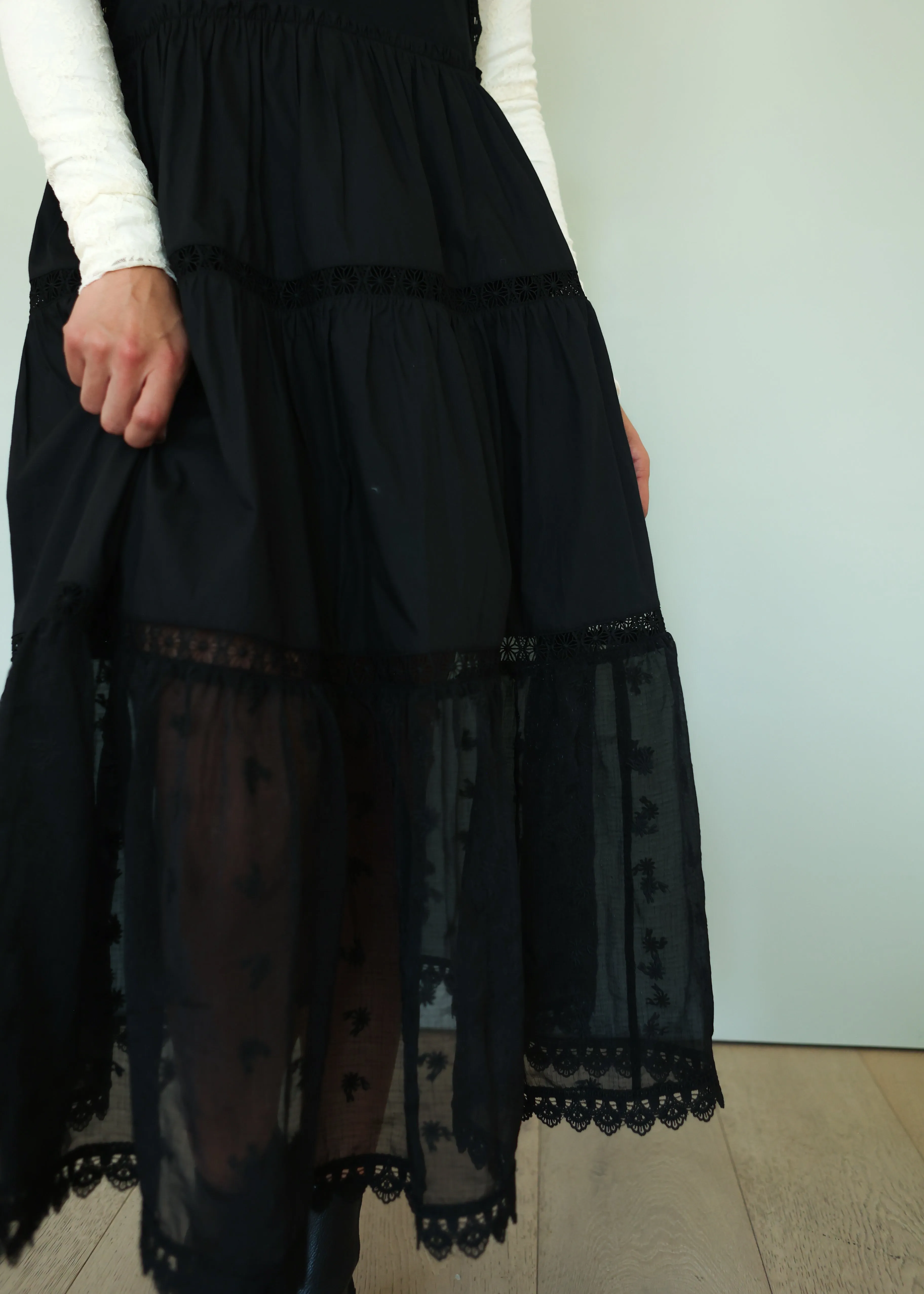 Sammie Black Lace Overall Dress - FINAL FEW - FINAL SALE