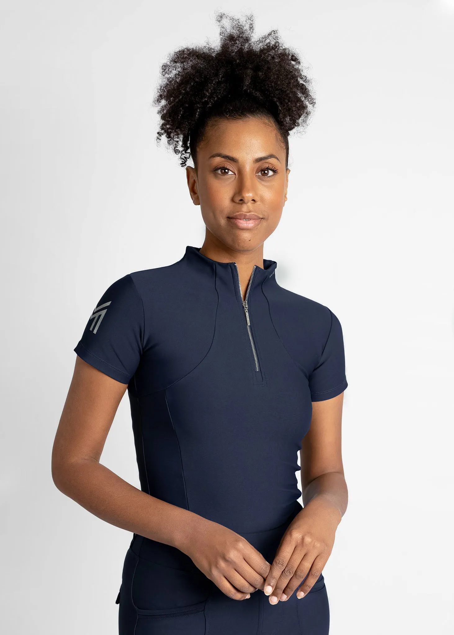 Short Sleeve Base Layer (Navy)