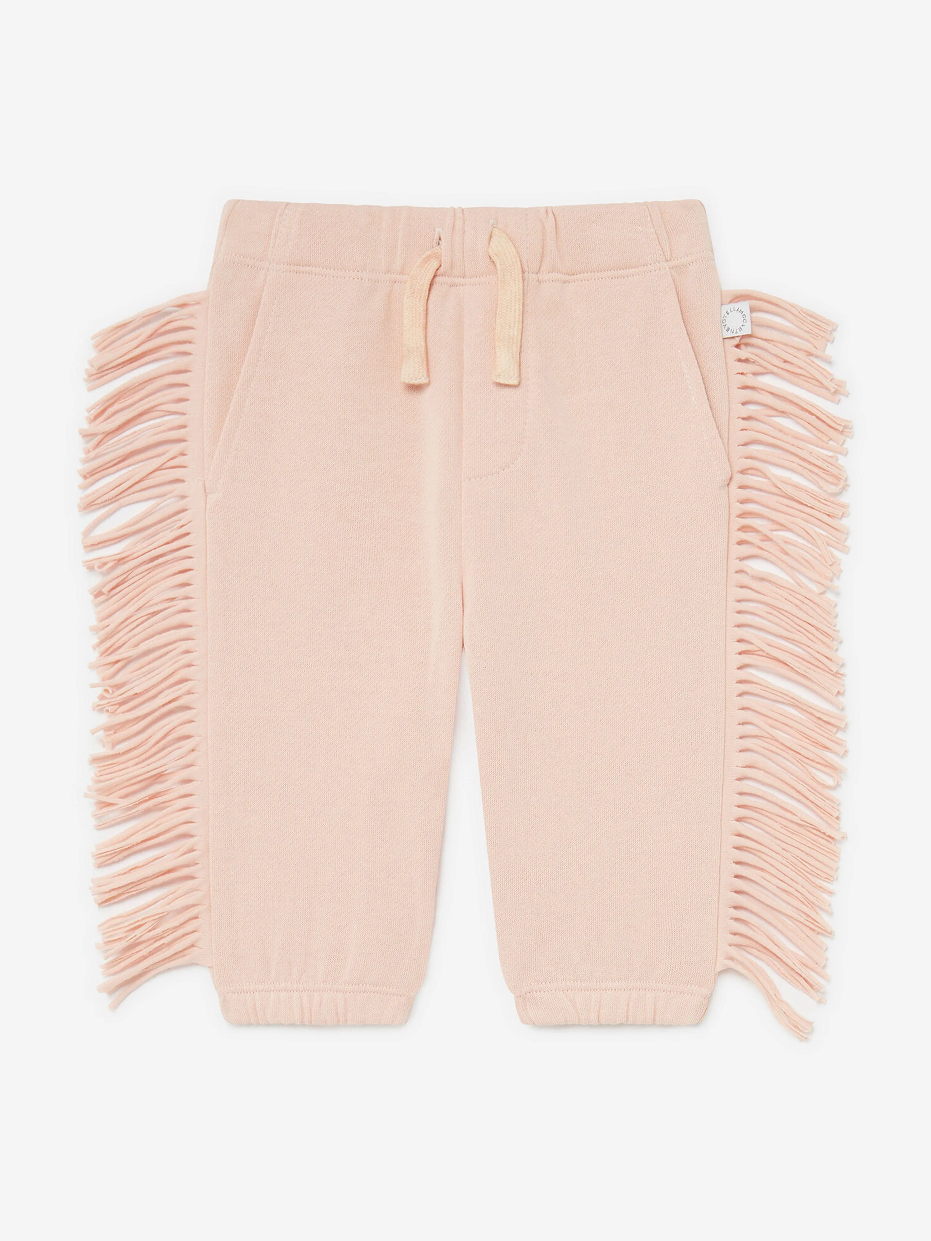 Stella McCartney Baby Girls Fringed Joggers in Pink