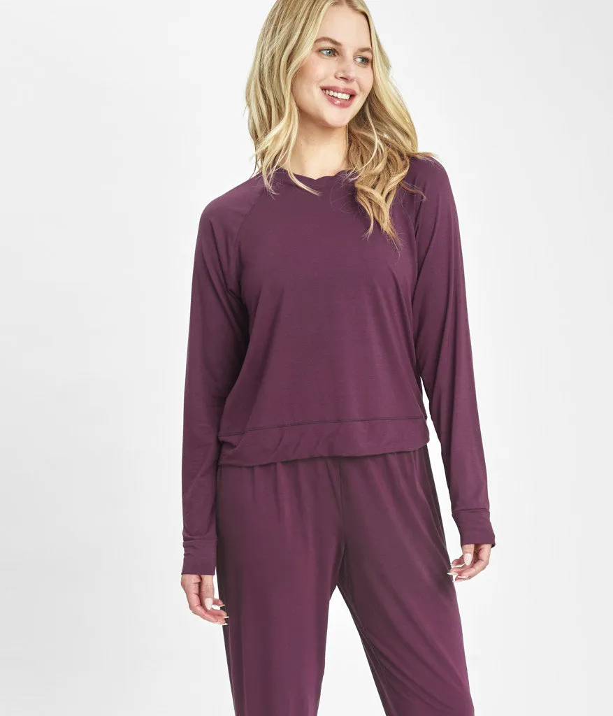 The All-Day Crew & Jogger Bundle: Plum