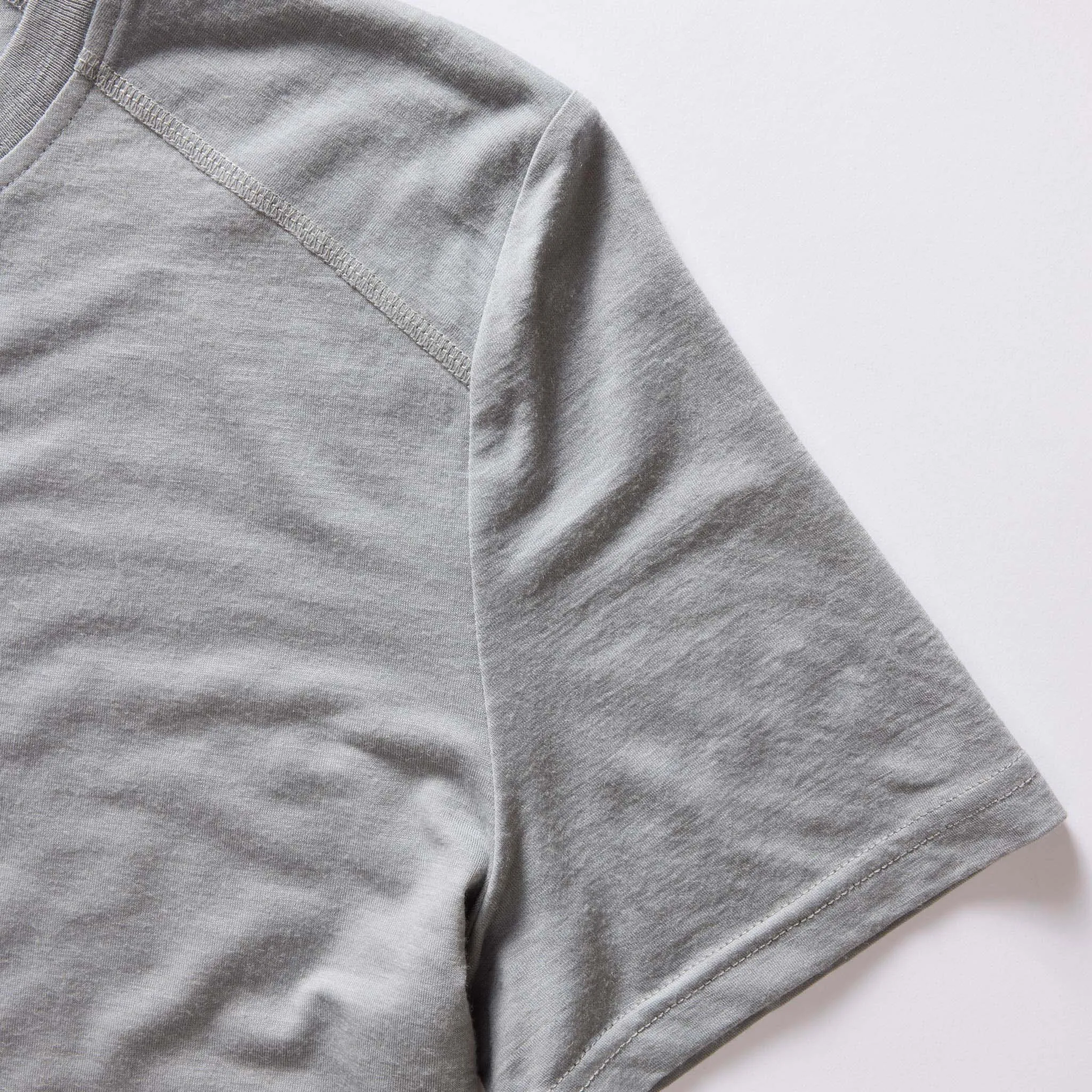 The Merino Base Layer Tee in Sharkskin