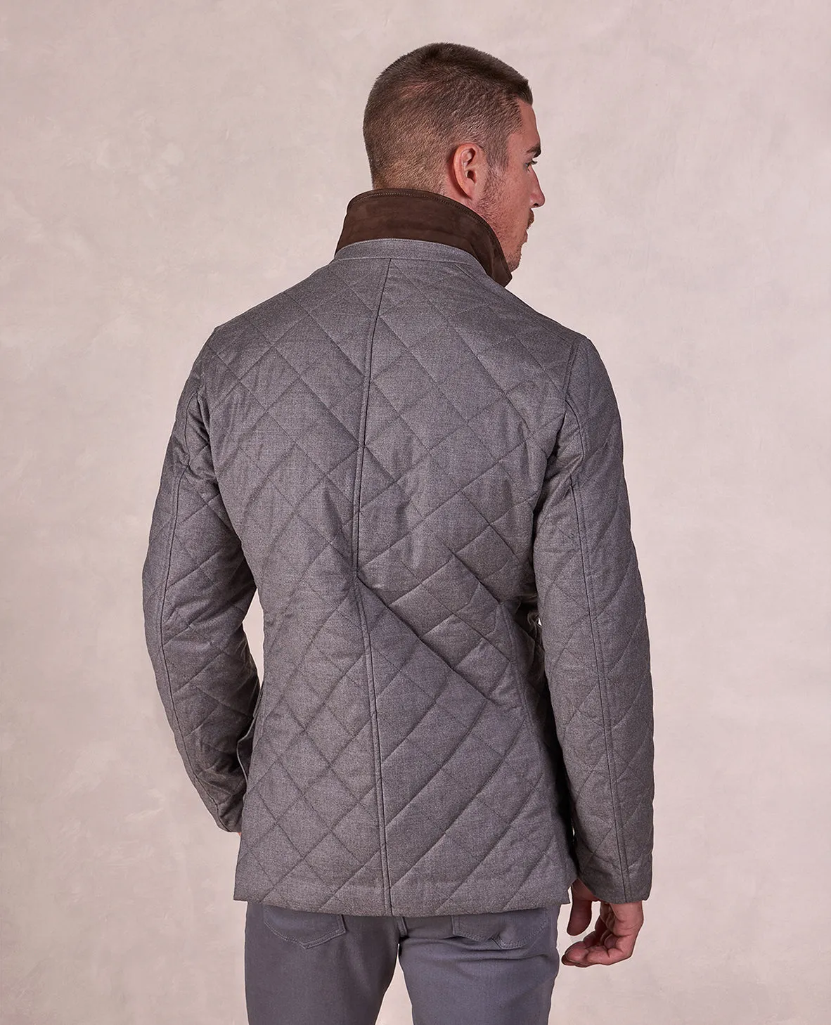 The Windstopper - Wool/Silk Travel Jacket - Fawn