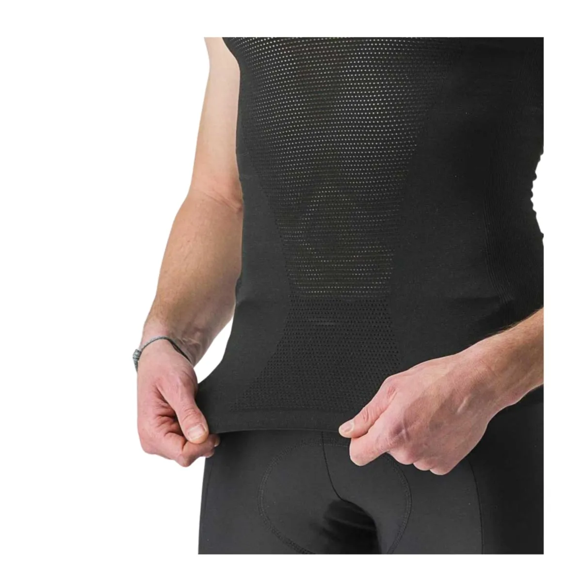 Undershirt Castelli Core Seamless Sleevesless Black